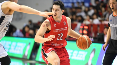 KBL 3점 공장 정관장 DB 밀어내고 시즌 22승 27패로 단독 6위 굳히기 돌입