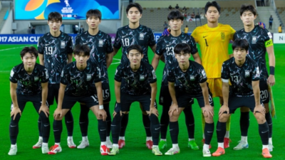 일본 탈락, 한국 진출…U-17 아시안컵 4강행→타지키스탄과 2-2 난타전, 승부차기 승리