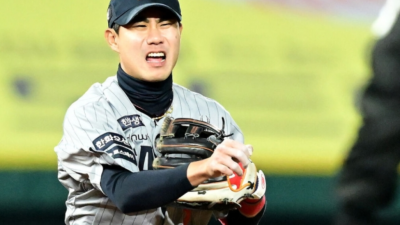 한화만 유일하게 없었는데…대형 부상 악재, 심우준 사구 골절→4주 이탈, 1위 수성 '첫 위기' 왔다