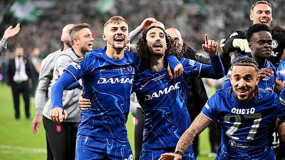 '후반전 골골골골' 첼시, 베티스전 '0-1→4-1' 대역전승…최초로 UEFA 대회 '그랜드슬램' 달성