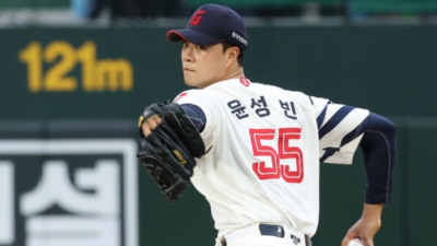 '1군 1이닝 9실점 악몽' 윤성빈, 퓨처스서 159km 쾅! NC전 'KKKKK' 3이닝 1볼넷 무실점
