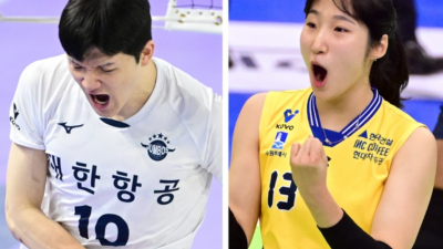 핵심 선수 부상… 남녀 배구 국제대회 비상
