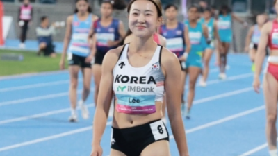 ‘한국 신기록 주역’ 육상 이은빈, 계주 이어 개인전도 정조준