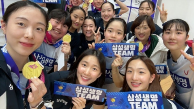 '안세영 국내 대회쯤이야.' 한가위 선물 받은 요넥스, 삼성생명. 부산 전국체전 배드민턴 2연패