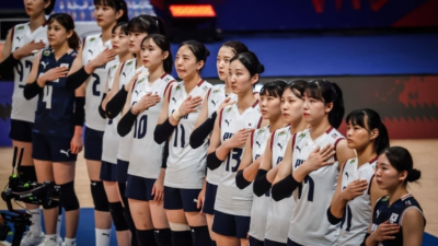 'VNL 잔류 사투' 한국 여자배구, 세계 1위 이탈리아와 2차전...최소 2승 목표