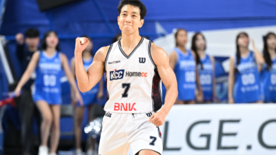 허훈 28점 맹활약, KCC 연장 끝 가스공사 제압…2연승·3위 도약