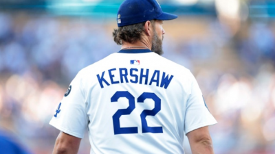 드디어 등정한 ‘고지’···커쇼, CWS전서 MLB 통산 20번째 3000K 달성! 좌완으로는 역대 4번째!