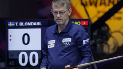 충격! ‘4대 천왕 맏형’ 블롬달 탈락…황봉주·차명종, 광주 세계3쿠션월드컵 본선 진출