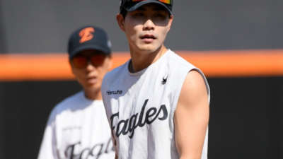 라이브 소화. 전역 후 부산 합류 한화 내야에 천군만마가 온다...'50억 FA+퓨처스 홈런왕' 1군 합류 임박