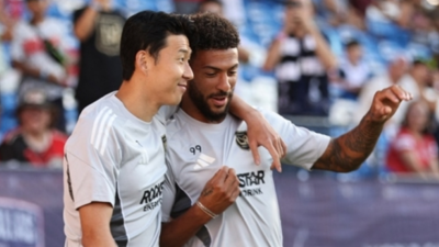 ‘3골 합작’ 흥부 듀오 폭발! 손흥민 1골 1도움·부앙가 2골 1도움… LAFC, MLS컵 8강 진출