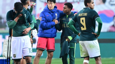 “쏘니 유니폼 교환하자!”…볼리비아도 반한 손흥민 인기