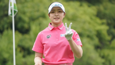 이븐파 목표였지만 1타를 줄이니 좀 아쉽다 유현조, 한국여자오픈 2R 김시현과 공동 선두