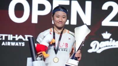 올림픽 男챔피언도 눌렀다