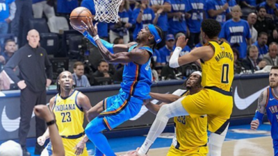 'MVP' SGA 34점+'빛루소' 카루소 20점 폭발! OKC, 1차전 충격패 딛고 반격 성공