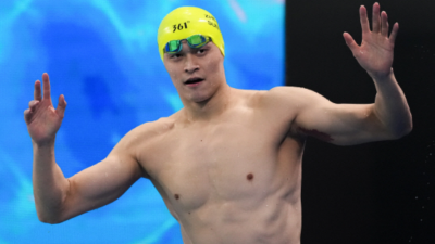 ‘약물 징계 4년’ 쑨양, 중국체전 6위 참패 — 18세 장잔슈오, 김우민과 접전 우승