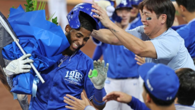 디아즈, KBO 최초 150타점·외국인 최다 홈런 신기록!