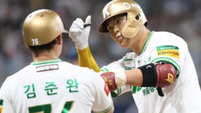 키움 히어로즈 김건희, 4번타자 복귀전에서 결승타+도루저지로 맹활약