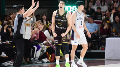 ‘인생 경기’ 최형찬, 공백 메우며 LG의 슈퍼팀 KCC 제압 선봉에 서다