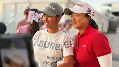 김세영, 세계 1위 티띠꾼 플레이에 감탄