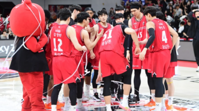 선두 정관장 5연승 질주! LG는 SK 제압하고 단독 2위 수성