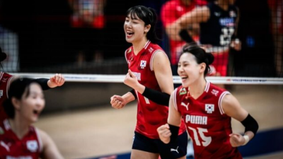 정호영까지 두 자릿수 득점’ 한국, 세계랭킹 9위 도미니카공화국에 2-3 분패...1승7패로 2주차 마감