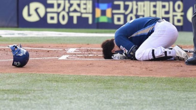 충격의 헤드샷 퇴장과 침묵하는 LG 타선, NC 다이노스의 30승 도달 한화와 격차 벌어져...