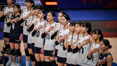 세계 랭킹 37위' 한국 여자배구, 세계 9위 캐나다를 상대로 VNL에서 첫 승 거두며 5세트 대역전극