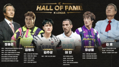 K리그 명예의 전당 헌액자 발표: 故유상철, 김주성, 김병지, 데얀 등 한국 축구의 전설들이 영광의 자리에 오르다