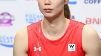후지쯔 후지모토 아키  박신자컵 MVP선정 '상금으로 쇼파 바꾸고싶어'